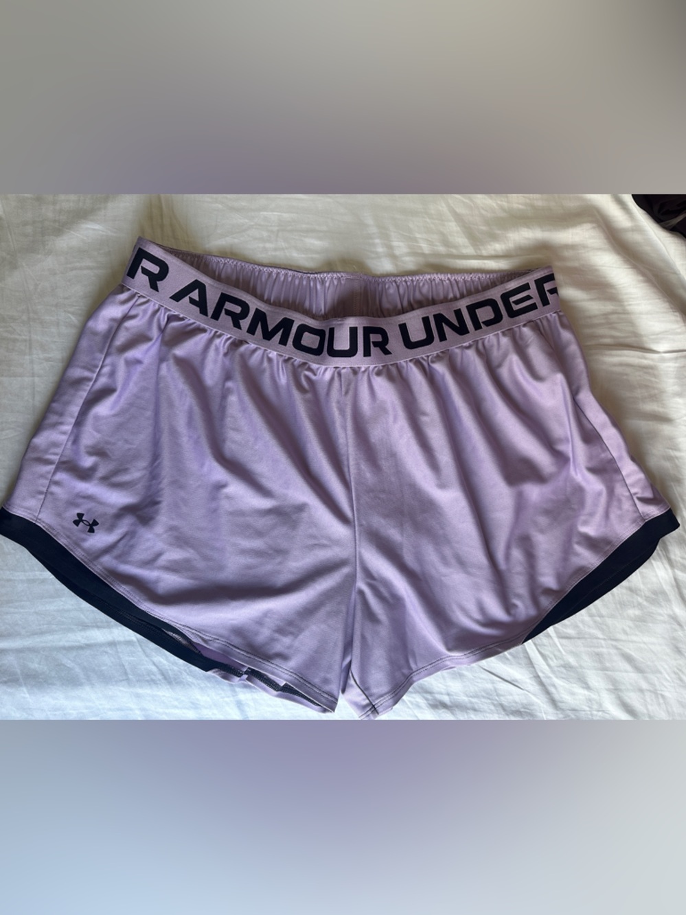 Under Armour Light Lavender Athletic Shorts